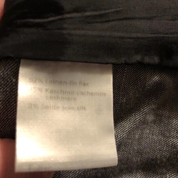 Akris Linen Cashmere Silk Gray Work Blazer Jacket - Picture 7 of 10